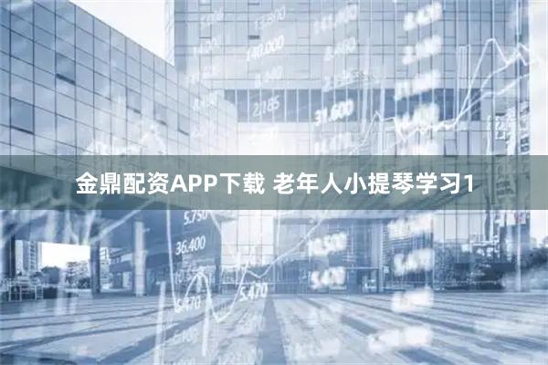金鼎配资APP下载 老年人小提琴学习1